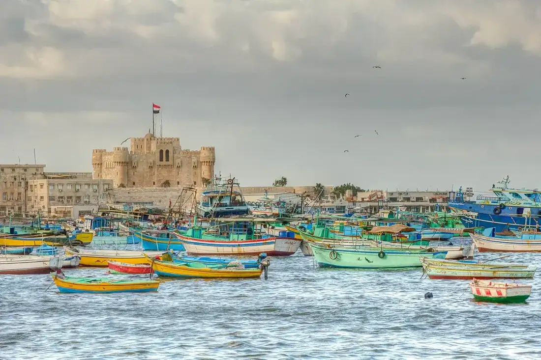 Qaitbay Citadel and Alexandria waterfront